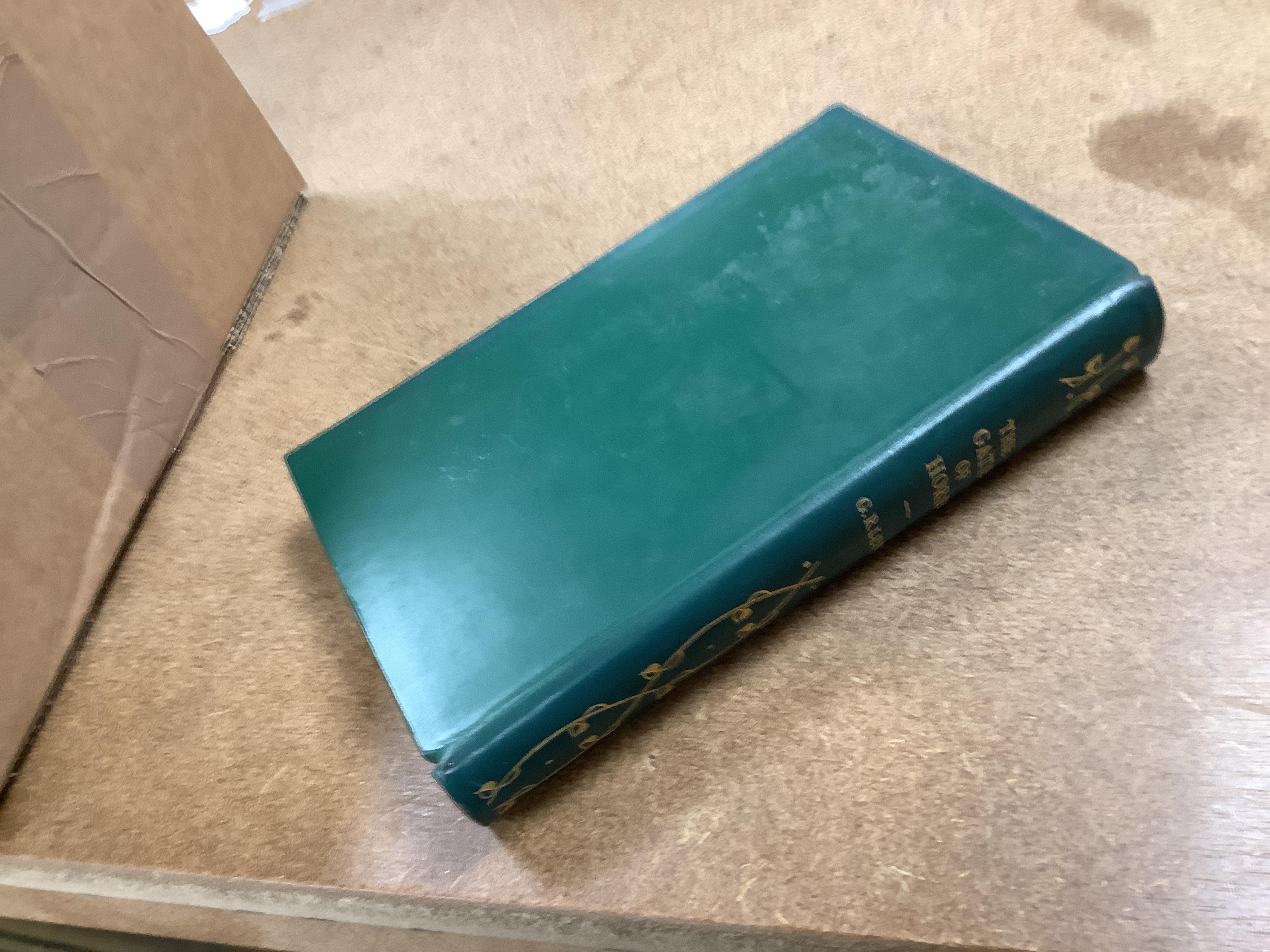 Franklin Library Limited Editions (for Subscribers). 17 vols. illus. (some coloured); publisher's gilt decorated morocco, ge., roy.8vo. (et infra). Pennsylvania, (1970's/80's) *includes Steinbeck's Grapes of Wrath, Mitch